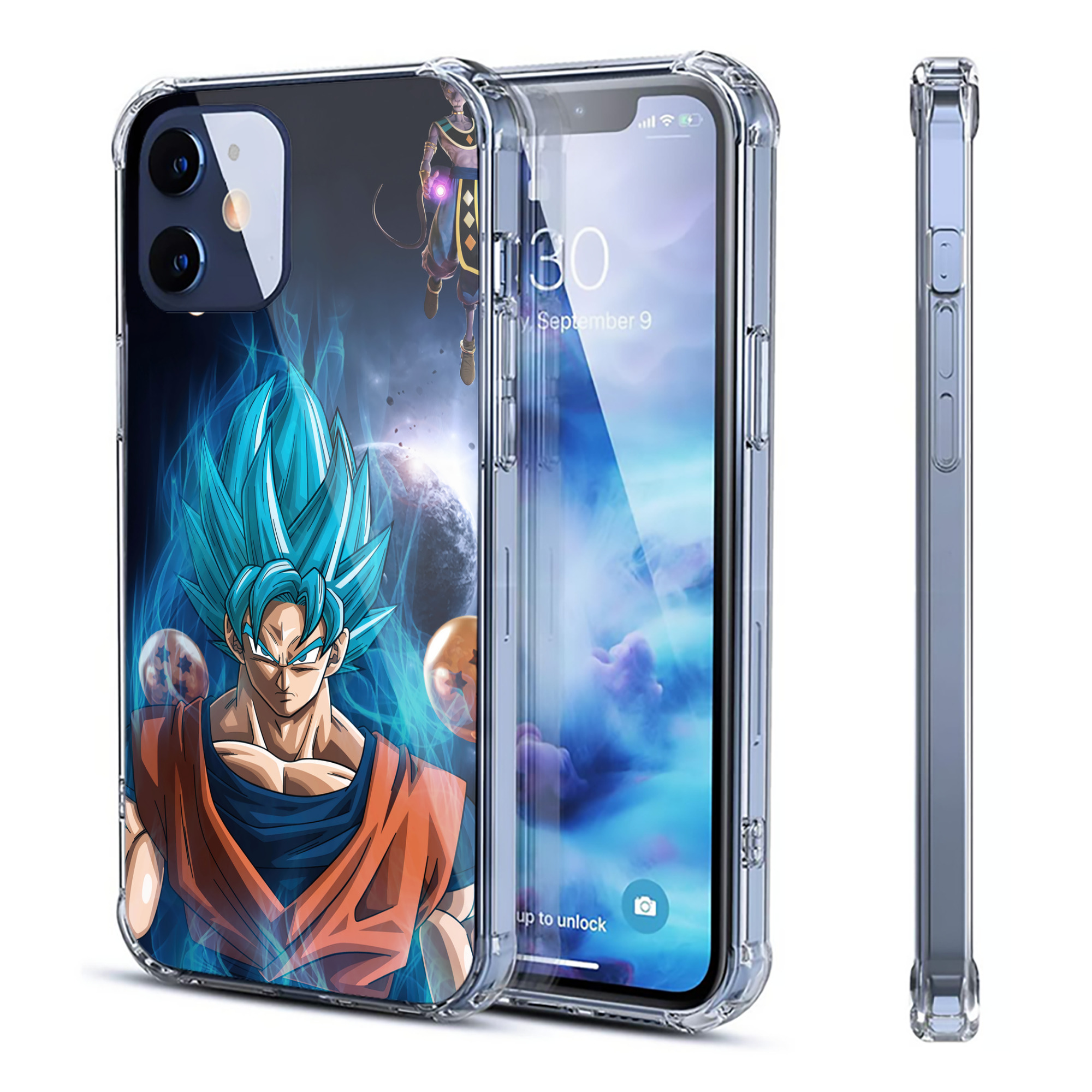 （画像用） ドラゴンボール DRAGON BALL 【iPhone 12シリーズ対応】透明スマホケース（クリアソフトケース）